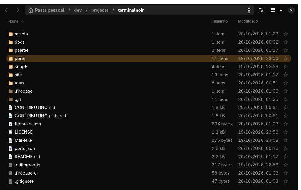 Terminal Noir for GTK / libadwaita